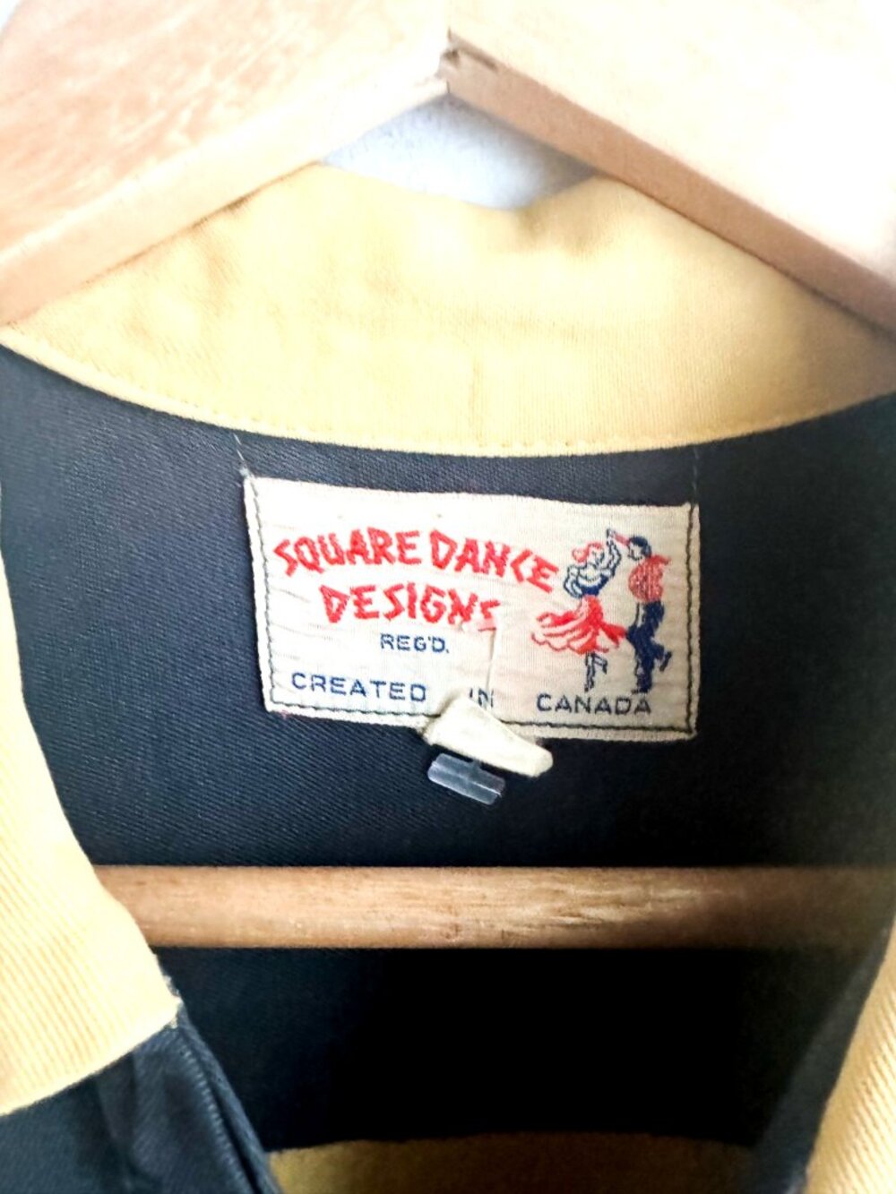 Square Dance Designs 50s Gabardine Western Shirt Floral d L - Picture 3 of 6
